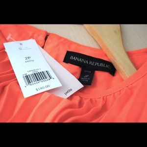 Banana Republic Pleated Tie Front Dress