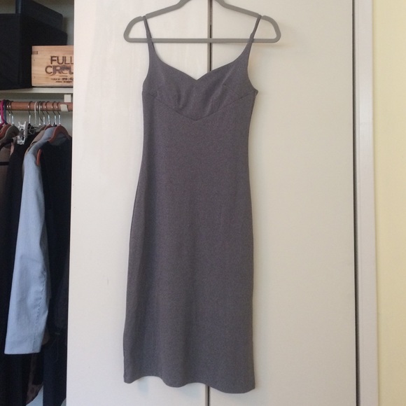 Gray body con fancy dress