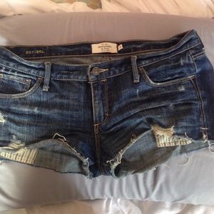 Abercrombie denim cutoff shorts