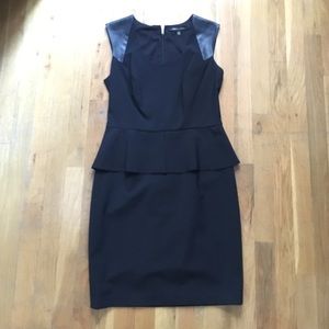 Cynthia Steffe black peplum dress- size 4