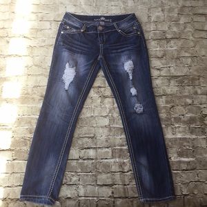 Distressed Pair of Almost Famous Jeans