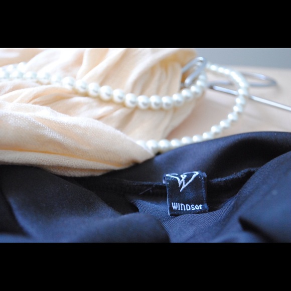 Pleated A-Line Striped Skirt