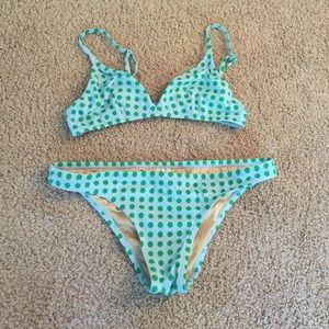 Polka dot bikini. Top and bottom sold together.