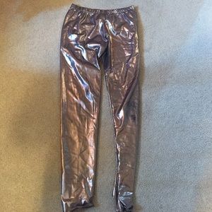 Metallic leggings!