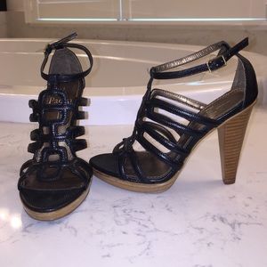 Paolo Linea 4" high heel sandal. Made in Italy.