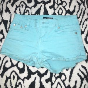 Blue shorts