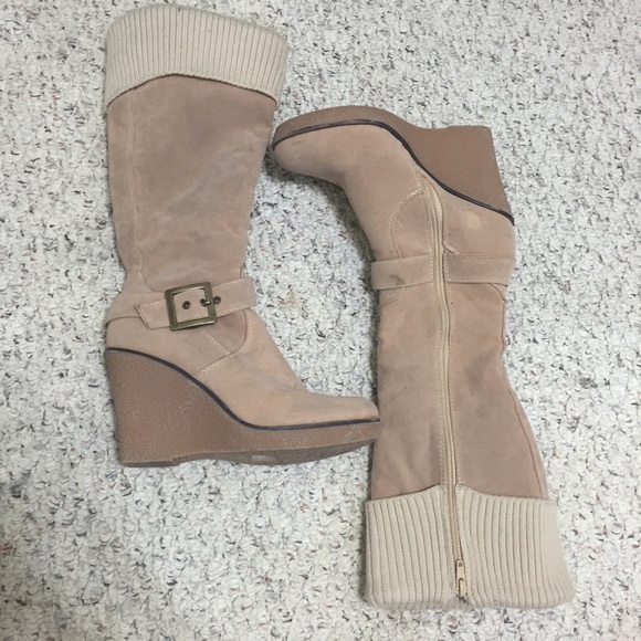 Winter Wedge Boots