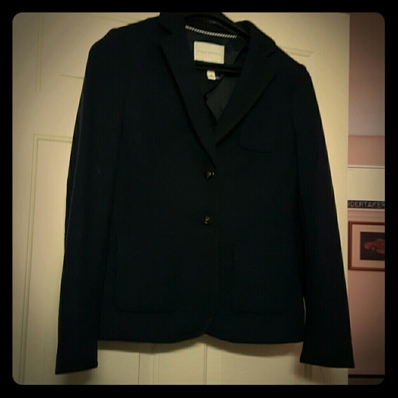 Wool navy blue jacket