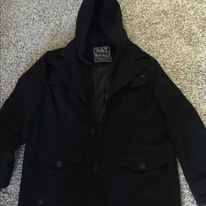 Buffalo by David Button Peacoat