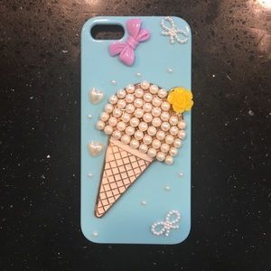 Kawaii ice cream cone IPhone 5 case