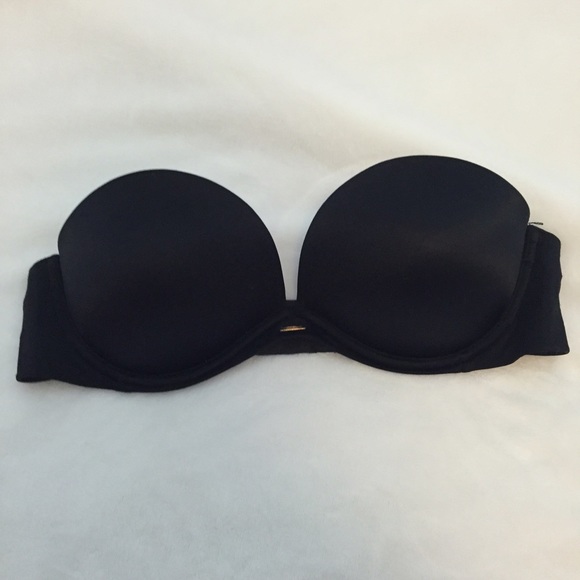 VS Very Sexy Black Strapless Push Up Bra