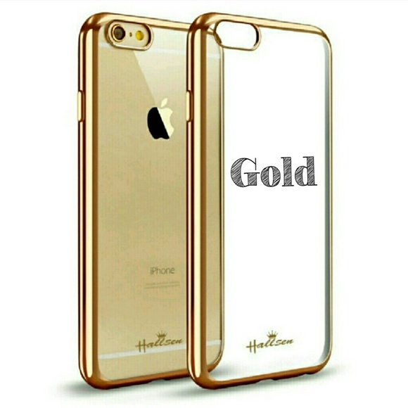 🎉|1 LEFT| • IPHONE 6S PLUS Clear Metallic Case • - Picture 2 of 4