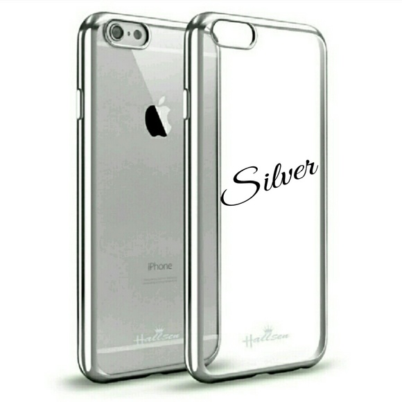 🎉|1 LEFT| • IPHONE 6S PLUS Clear Metallic Case • - Picture 3 of 4
