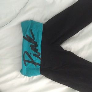 PINK cropped leggings