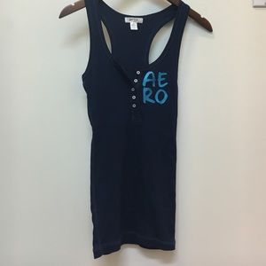 Stretch navy tank top from Aeropostale