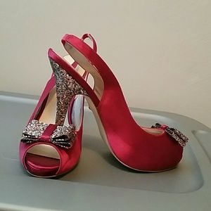 Glitter Cinderella heels