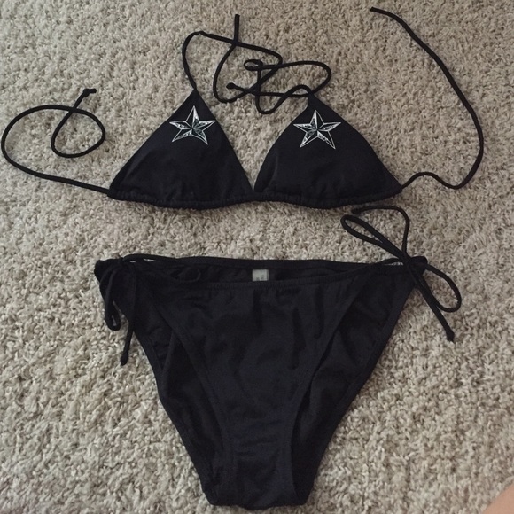 Victoria's Secret Black Star Bikini