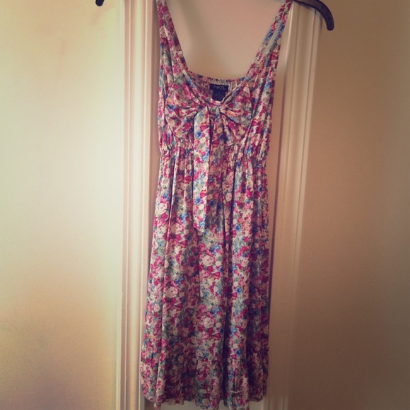 Floral spaghetti strap dress