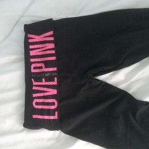 Victoria's Secret PINK yoga pants.