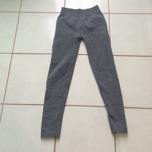 Grey thick leggings