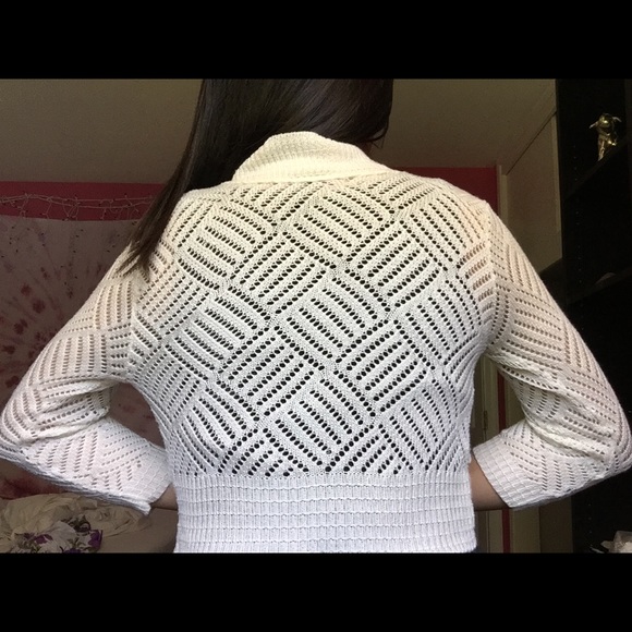 White Breezy Cardigan - Picture 2 of 2