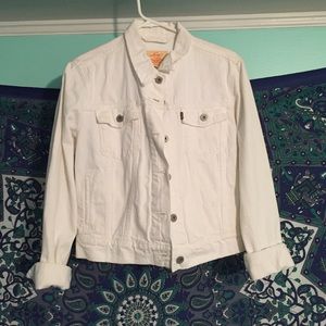 White denim jacket