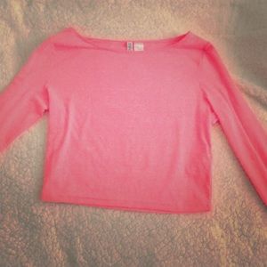 Long sleeve crop top