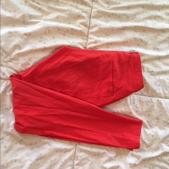 H&M Orange/Red Skinny Stretchy Jeans - Picture 3 of 3