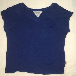 Cute Blue top w/ pocket