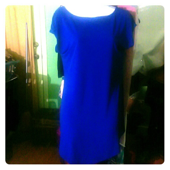 Belledini bright blue modern style blouse