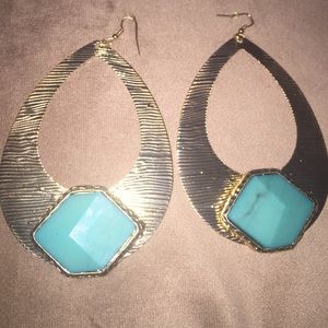 Bebe oversized stone earrings