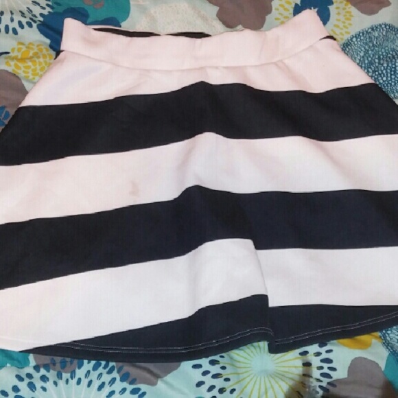 Black and white skirt