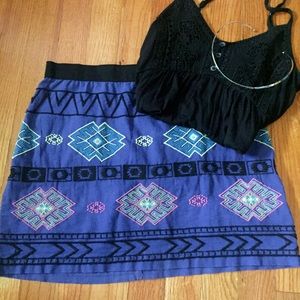 🆕listing! AEO Aztec Mini Skirt