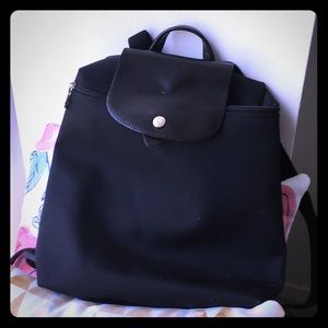 Longchamp backpack in black