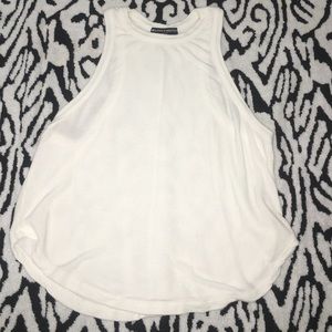 White swing tank top by Brandy Melville