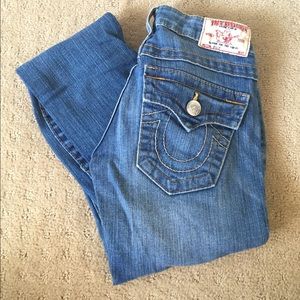 True Religion Women's Straight Leg Jeans