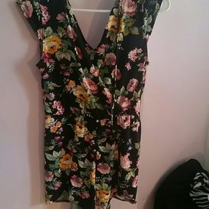 Floral Bodycon Romper