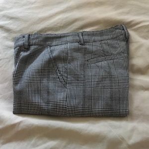 Plaid dress pants