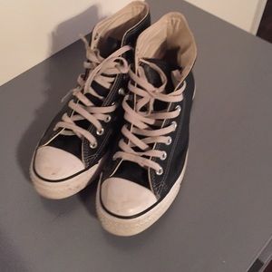 Leather converse