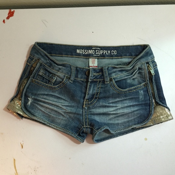 Denim shorts