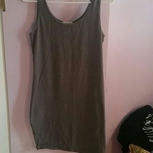 Gray Bodycon Dress