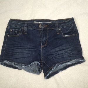 Blue jean shorts