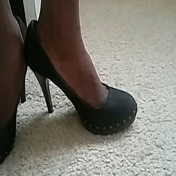 Beautiful denim  heels