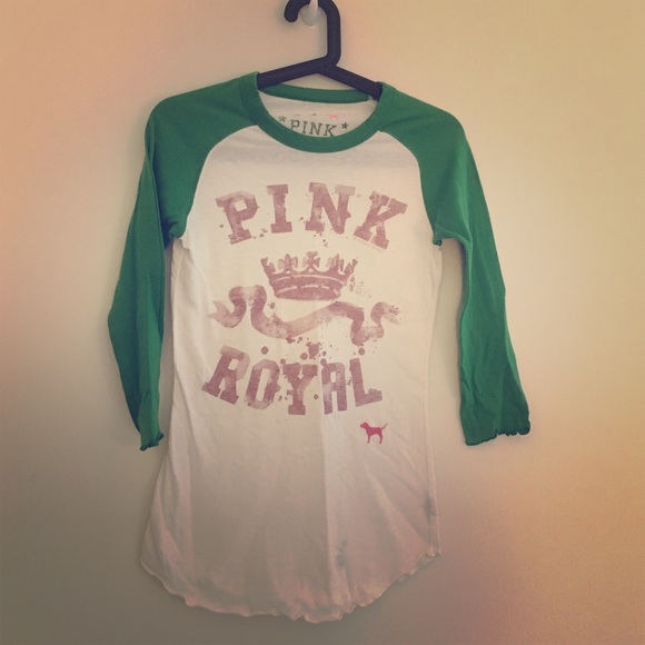 Victoria Secrets Pink Baseball Tee