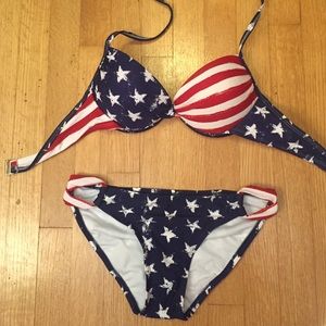 American flag bikini