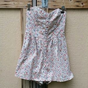 Pins and Needles vintage floral romper dress