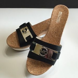 Michael Kors Warren Platform Slip-on Sandals