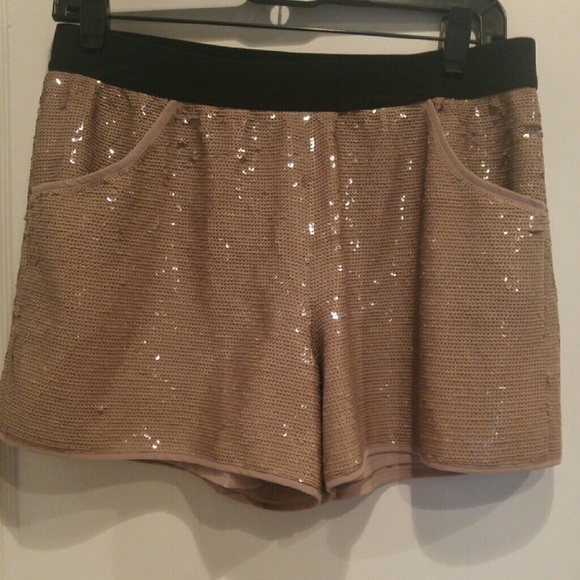 BCBGMaxAzria Pants - BCBG MAXAZRIA SEQUIN SHORTS MED