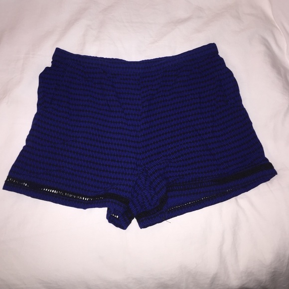 Xhilaration blue and black shorts