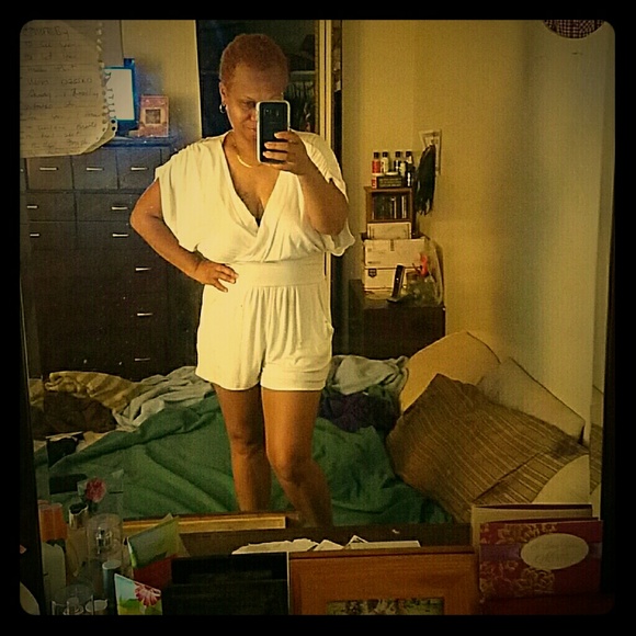 bebe Cream Kimono Romper